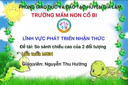 Lĩnh vực phát triển nhận thức